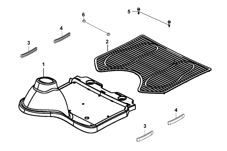 F02 Floor Panel parts diagram