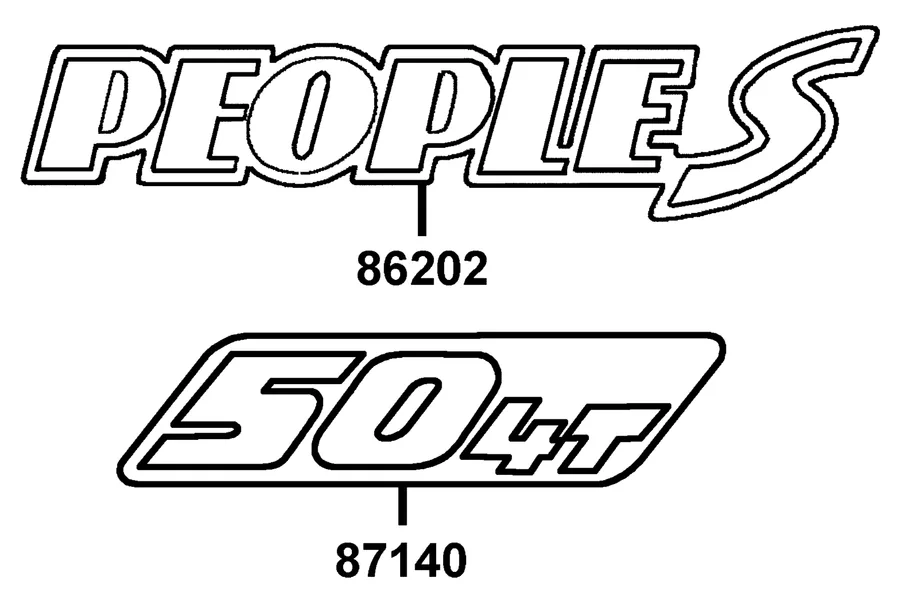F24 Emblem and Stripe parts diagram