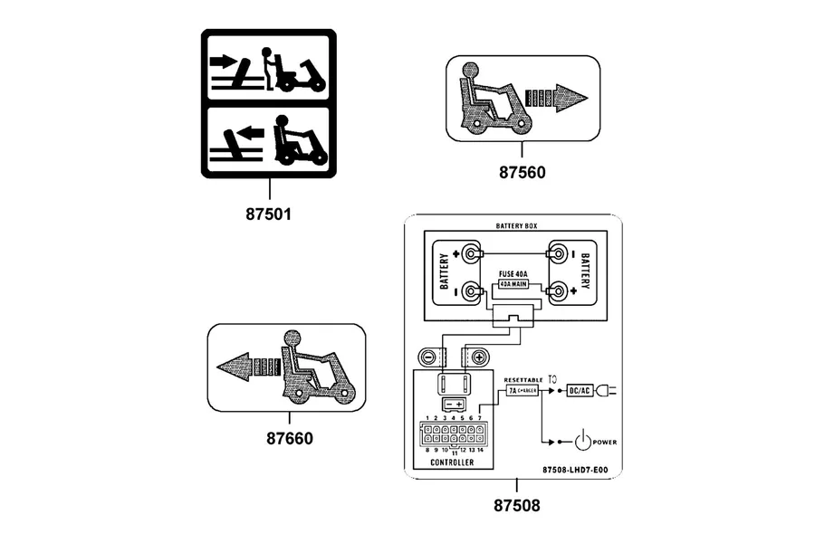 F11 Caution Label parts diagram