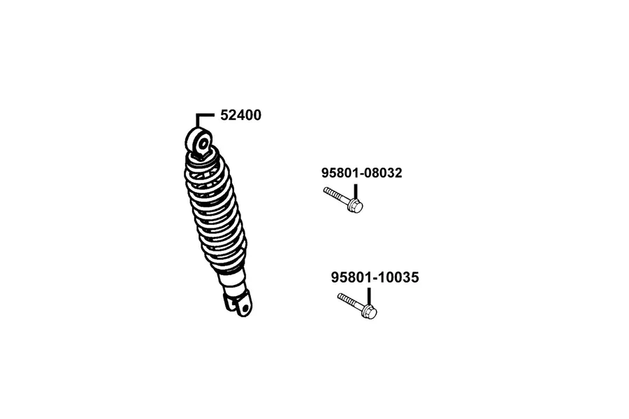 F16 Rear Cushion parts diagram