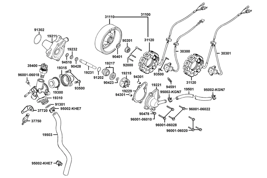 E08 Transmission parts diagram