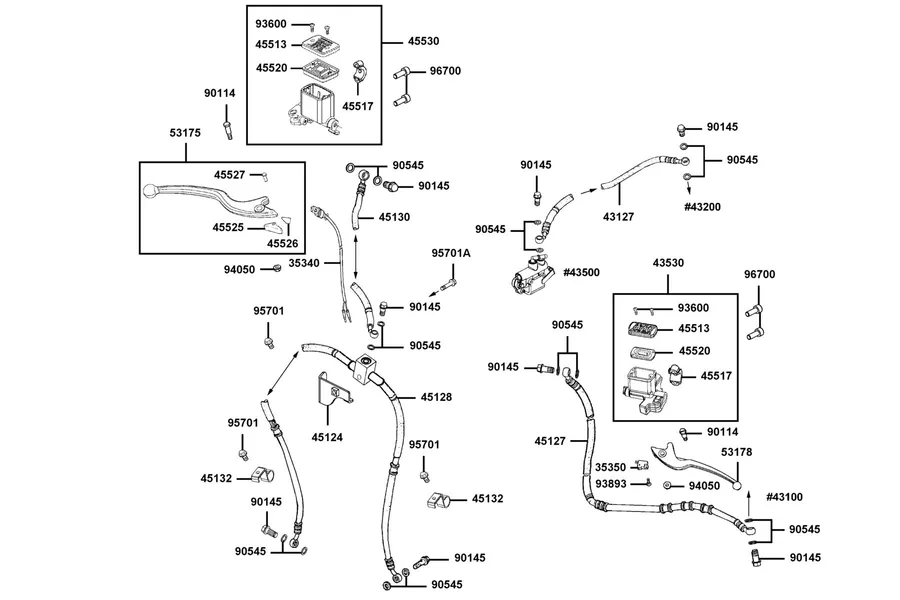 F04 Master Cylinder parts diagram