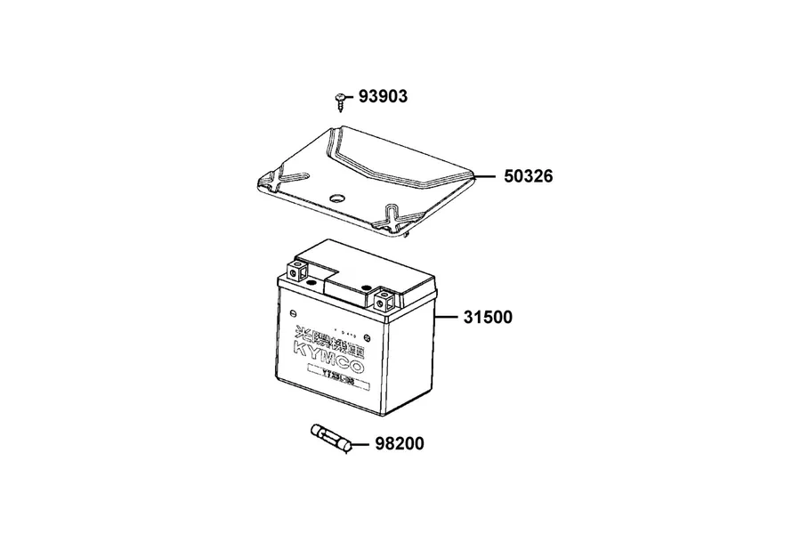 F11 Battery parts diagram