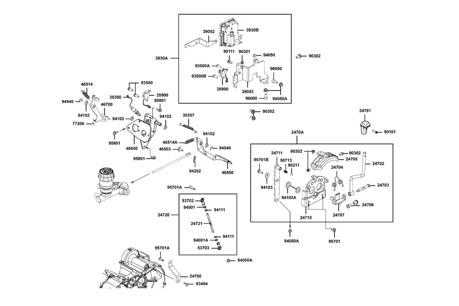 F15 Shifter Assy parts diagram