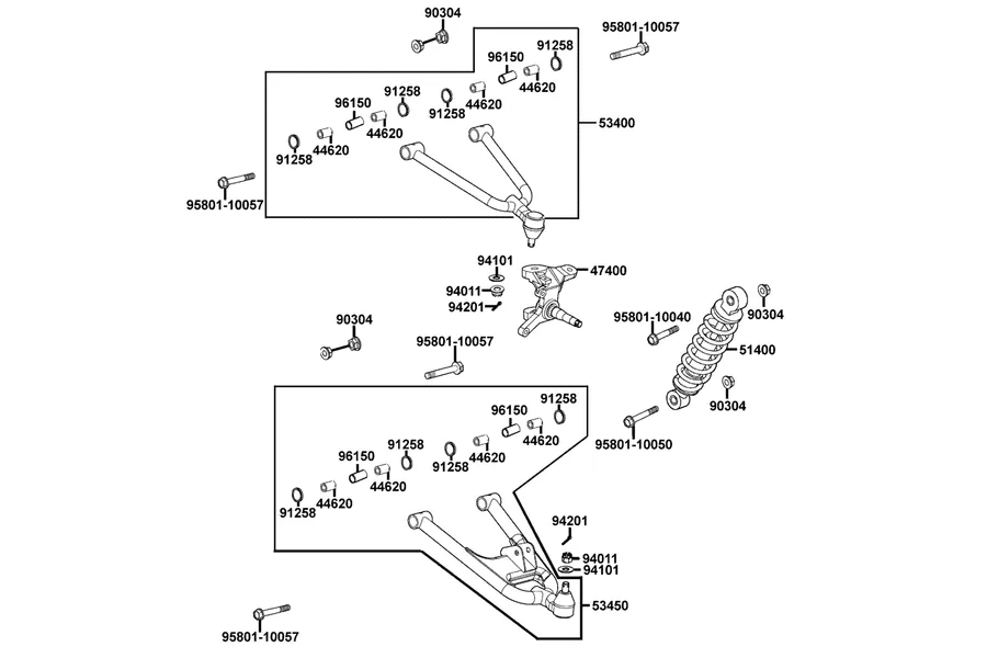 F16 Cushion and Right Arm Swing parts diagram