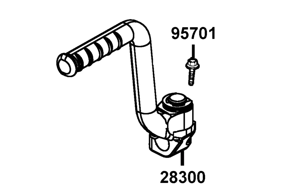 F13 Kick Starter Arm parts diagram