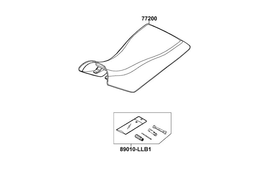 F09 Seat parts diagram