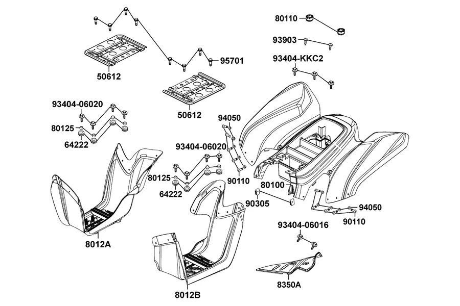 F10 Luggage Box parts diagram