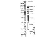 F21 Separated Parts Of Fr Fork parts diagram thumbnail