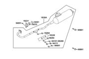 F13 Exhaust Muffler parts diagram thumbnail